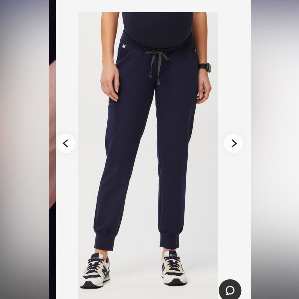 Figs Zamora maternity joggers scrubs size XXS Navy
